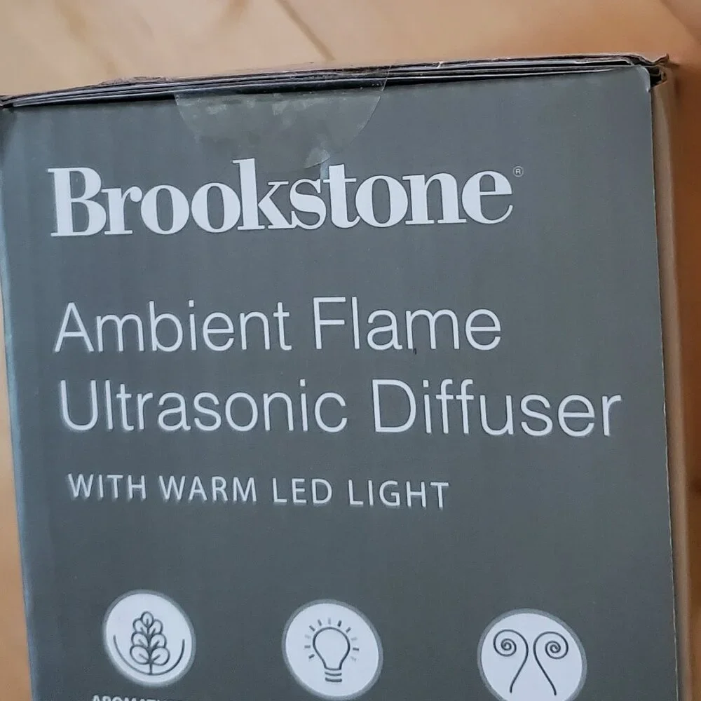 Brookstone Mini Ambient Flame Ultrasonic Diffuser